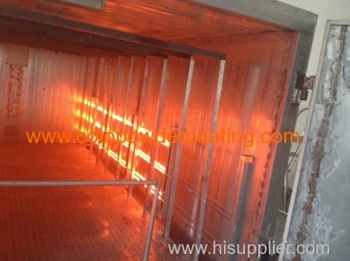 electric Infrared oven for polymer coatings