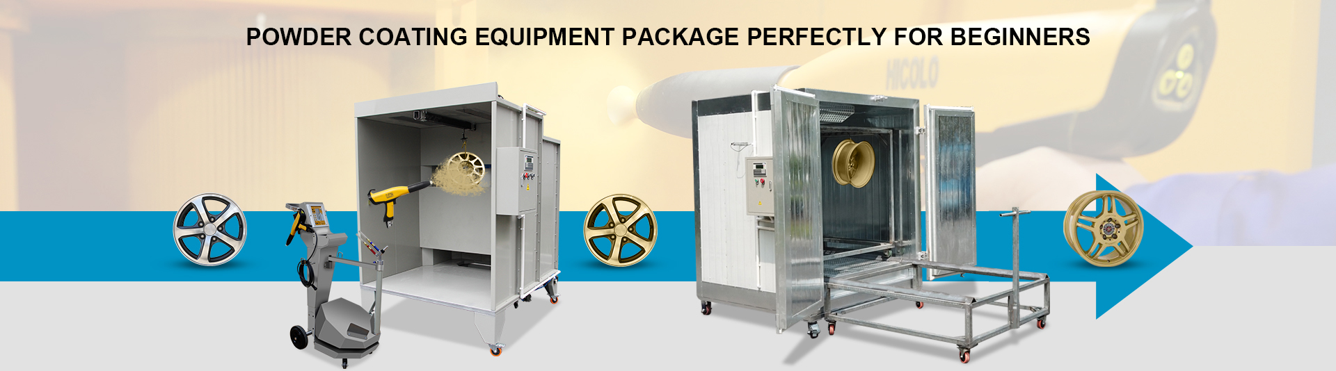 COLO Powder Coating Machines, Booths, Ovens 10+ Years Manufacturer