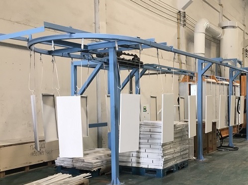  Powder Coating Overhead Conveyor System