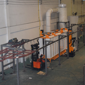 Semi-automated Electrostatic Powder Coating Line