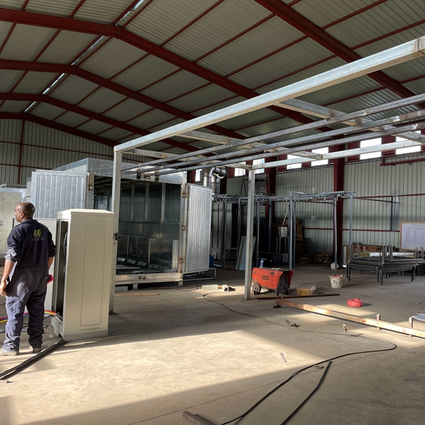 Semi-automatic Powder Coating Line for Chairs