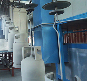 LPG Tank Powder Coating Line